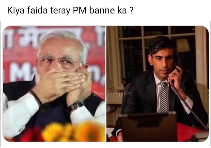 asmaliraja's tweet photo. Jai ho Rishi Sunaak bhaiyyaaa
Tight krke rakhna chorna nai #cherryblossom ko..... Hume to paise dye nai in choro ne Tum Pounds nikalwalo to maane 😂😂
#importedPM phans gaya #covid zada PM #shodashareef https://t.co/4FldJnFYr2