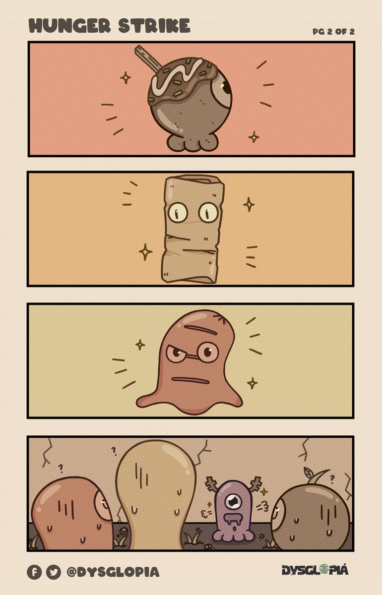 dysglopia's tweet photo. GLOOPTOONS: EPISODE NINE 👀💨
 
When hunger strikes in the toxic lands of Dysglopia, Gloops start looking like extra yummy treats! 🍭🤤 

Stay tuned for more episodes of our Dysglopia Series: The Glooptoons, where stories of Gloops lay within ✨ https://t.co/uNW1gTwW7z