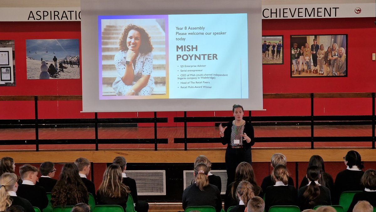 JClsjs's tweet photo. @SJSCamelford Careers assemblies this week have been delivered by some amazing speakers. @MishPoynter talking about entrepreneurship, @CornwallEBP launching YR10 WEX, Trudy @CornwallCollege showcasing Cornwall College &amp; Jo Marshall talking about 'It's okay to be different. 😁 https://t.co/NynWXVro7y