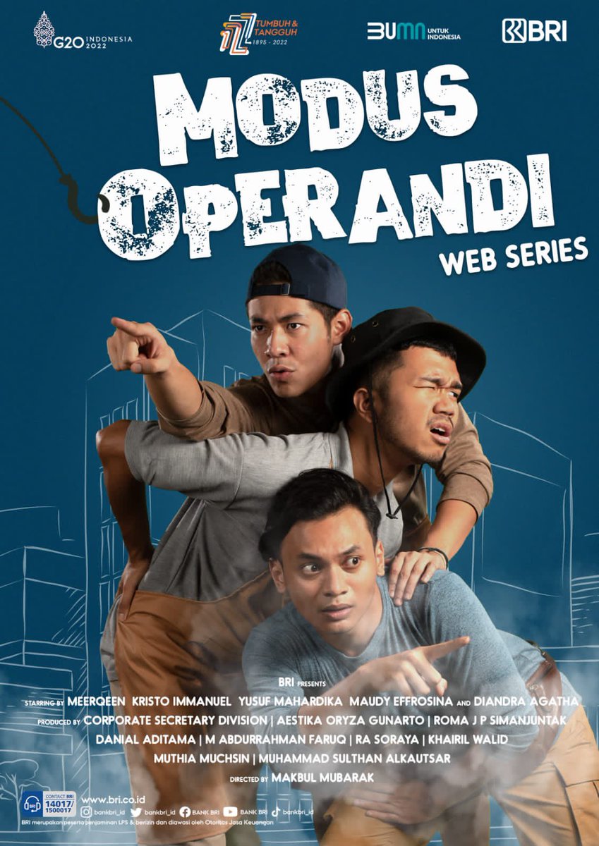 nithavalensia's tweet photo. Ayo nonton Rek
Web series MODUS OPERANDI 
Hanya di youtube Channel BANK BRI
#webseriesBRI
#ModusOperandiSeries
#WaniNontonRek https://t.co/8f39wd9K6k