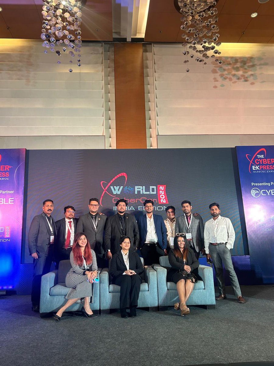 TheCyberExpress's tweet photo. To all those who graced the World CyberCon India event both virtually and physically, We say Thank you!
#worldcybercon #India #Mumbai #Cybersecurity #teamwork #conference https://t.co/tIglo3lID0