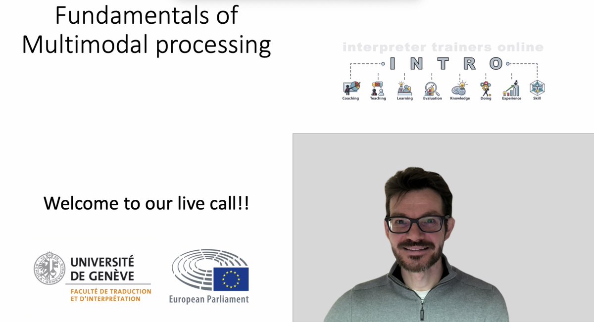 InterpretingFTI's tweet photo. This week marks the end of module one of #INTRO2 developed by @KilianGSeeber's team at @FTI_UNIGE  @UNIGEnews with the support of @EP_Interpreters. That'll be one down and three more to go! https://t.co/py4cMWoJk9