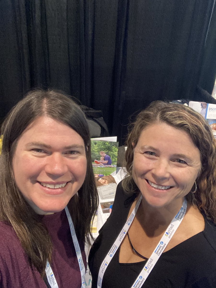 Come chat with us at booth 104 about how to earn 0.5 free CEUs for our online course thanks to a generous sponsorship from the <a href="/NDSS/">National Down Syndrome Society</a>! #NSGC22