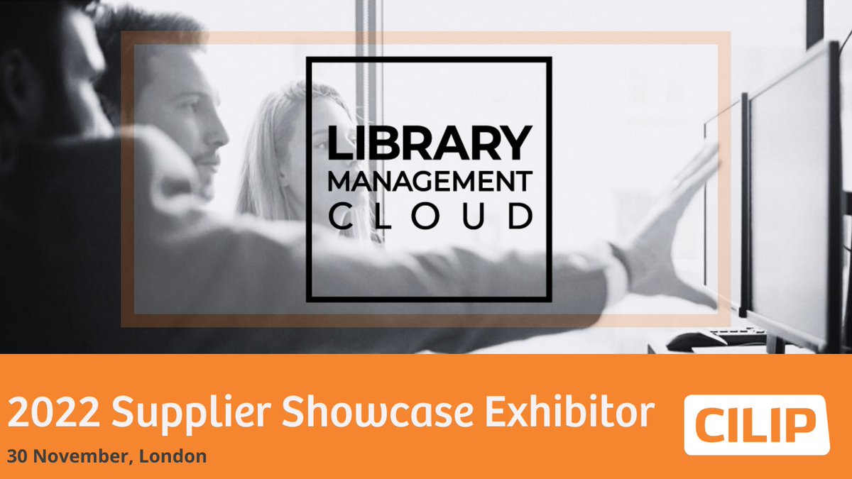 CILIPinfo's tweet photo. Book a 1:1 with industry experts @LibraryMC_ESS at the #SupplierShowcase. They want to hear all about  about your library service, your initiatives - &amp; challenges, and can demonstrate their Library Management Cloud platform. Register free to meet them: https://t.co/D2YLT19XcM https://t.co/XdchGyM2hb
