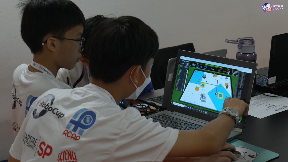 RoboCupAP's tweet image. 𝗛𝗶𝗴𝗵𝗹𝗶𝗴𝗵𝘁𝘀 𝗼𝗳 𝗥𝗖𝗔𝗣 𝟮𝟬𝟮𝟮 𝗖𝗼𝗦𝗽𝗮𝗰𝗲 𝗙𝗶𝗻𝗮𝗹𝘀 (𝟮)
#RoboCup #RCAP #rcap2022 #RCAPacademy #cospace #CoSpaceRobot #EduTECHAsia #singapore #ai #robots #cs #computerscience #future #autodriving #Rescue #ADC #AutoDriving #Challenge #Tesla #Travel #Education