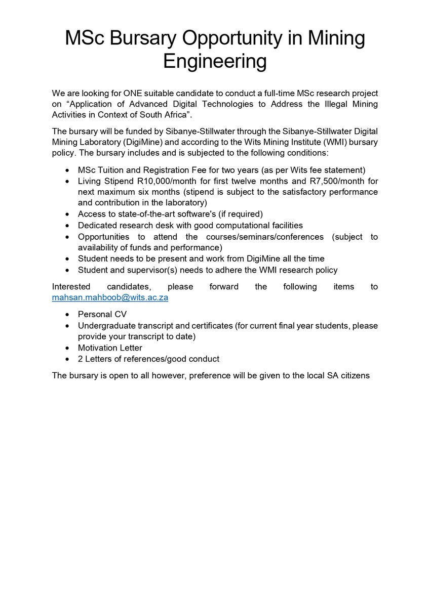 Wits Mining Institute tweet media