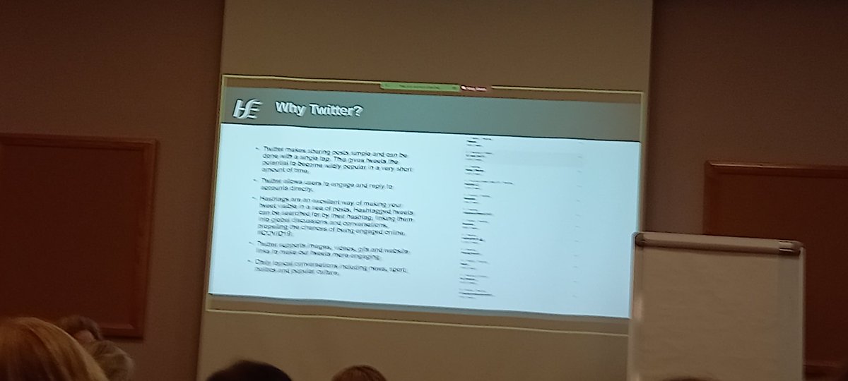 Great talk from Muiriosa Ryan, Social Media Manager, HSE on how IBD nurses can best use social media in our work. #IBDNAI  #ISGE at Grand Hotel Malahide for winter meeting &amp; 60th anniversary of Irish Society of Gastroenterology. #amgen