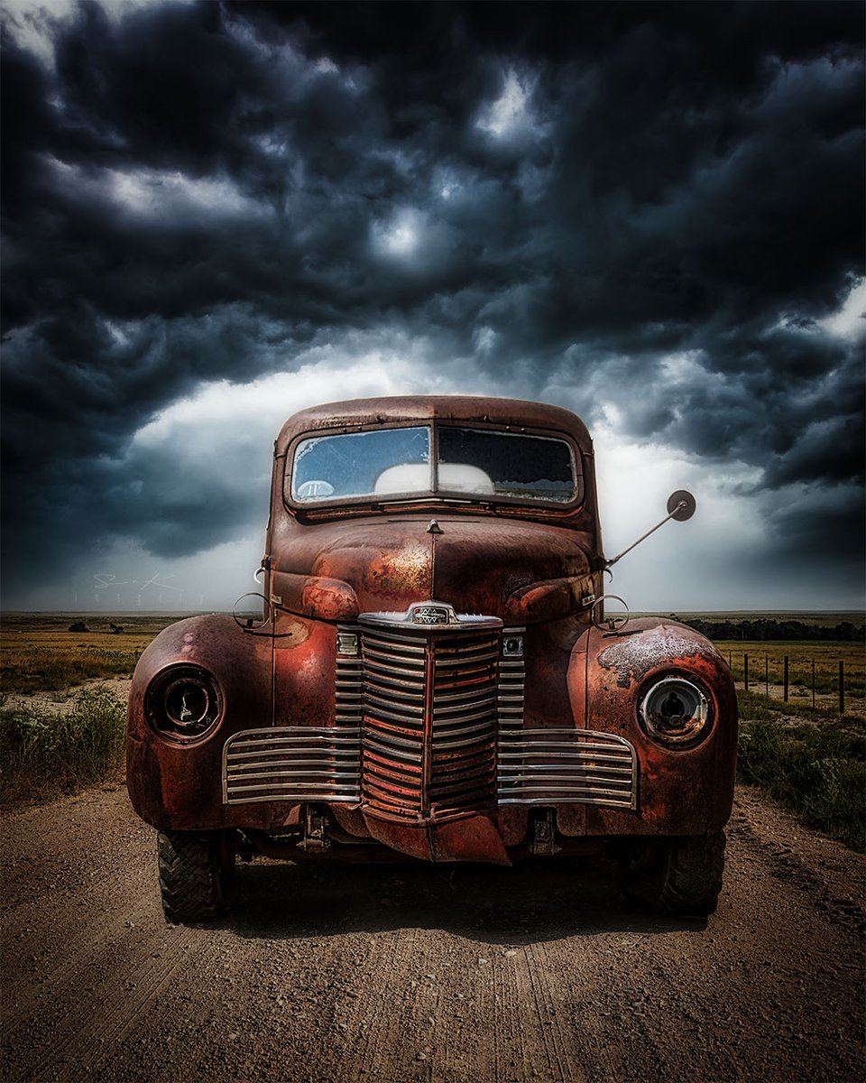 SiKImagery's tweet photo. Happy #Friday! That means it’s a #FridayFreeForAll! Share anything you’d like! Let’s #inspire each other!
My shot is a #composite! Background is from #Kansas, and the #oldtruck was from a parking lot in the mountains of #Colorado!
Make sure to Like/Comment &amp; #Retweet your favs! https://t.co/jZciW5vvqU
