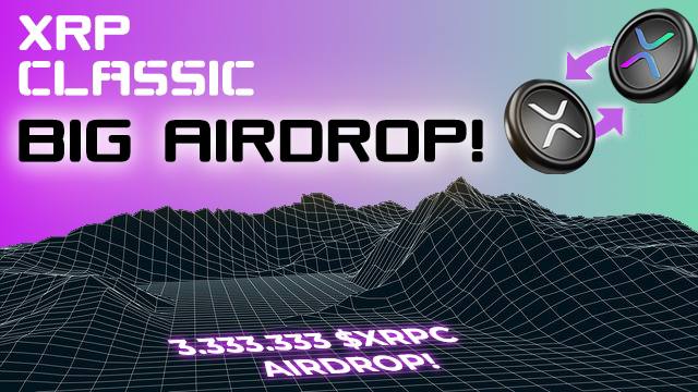 AirdropStario's tweet photo. 💧 Xrp Classic Airdrop 💧

🏆 Task:          ➕ 3000 XRPC for 1000 random participants each.

👨‍👩‍👧 Referral:   ➕ 333,333 XRPC for top 30 referrers.

🔛 Airdrop Link &amp; Information: https://t.co/6iwUtBWPLj

#cryptocurrency #Airdrop #BSC #Bitcoin #XRP #XrpClassic #XRPC #Airdropstario https://t.co/e8vAIMmBVJ