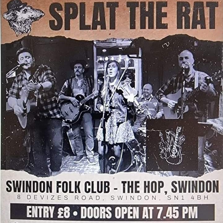 This is tonight, folks!

We look forward to welcoming Splat The Rat to Swindon Folk Club upstairs at <a href="/hopinnswindon/">The Hop Inn Swindon</a>; doors from 7:45pm for an 8pm-ish start.

Tickets are available online: seetickets.com/event/swindon-…