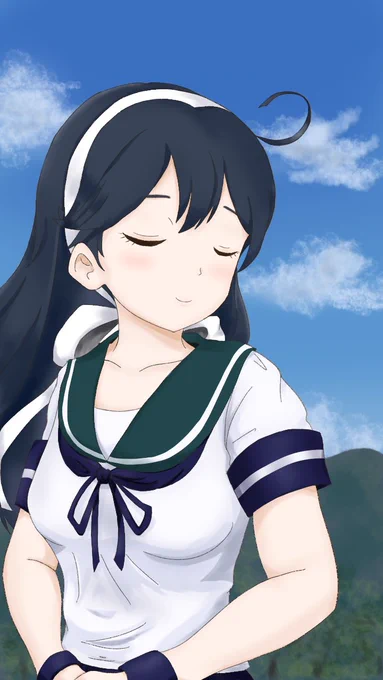 自分の描いた潮ちゃんを見てて思ったんだけど、弊社潮ちゃんってお胸控えめだよなぁ……もっと盛った方がいい?w 