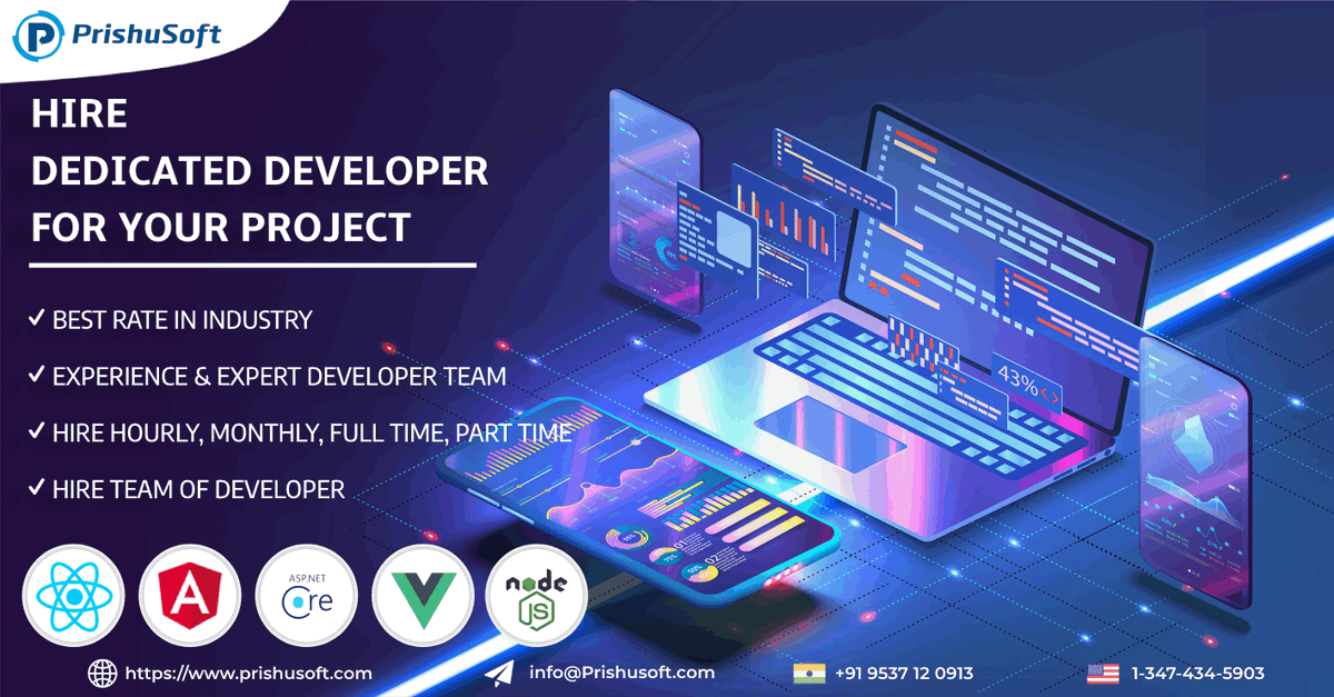 Prishusoft's tweet image. Hire developer for your Application!
Angular developers of Prishusoft are competent in developing high-class web apps that precisely meets all your business requirements.
bit.ly/3qBTgJO
#hiredevelopers #softwaredevelopment #hirededicateddevelopers #angulardevelopers