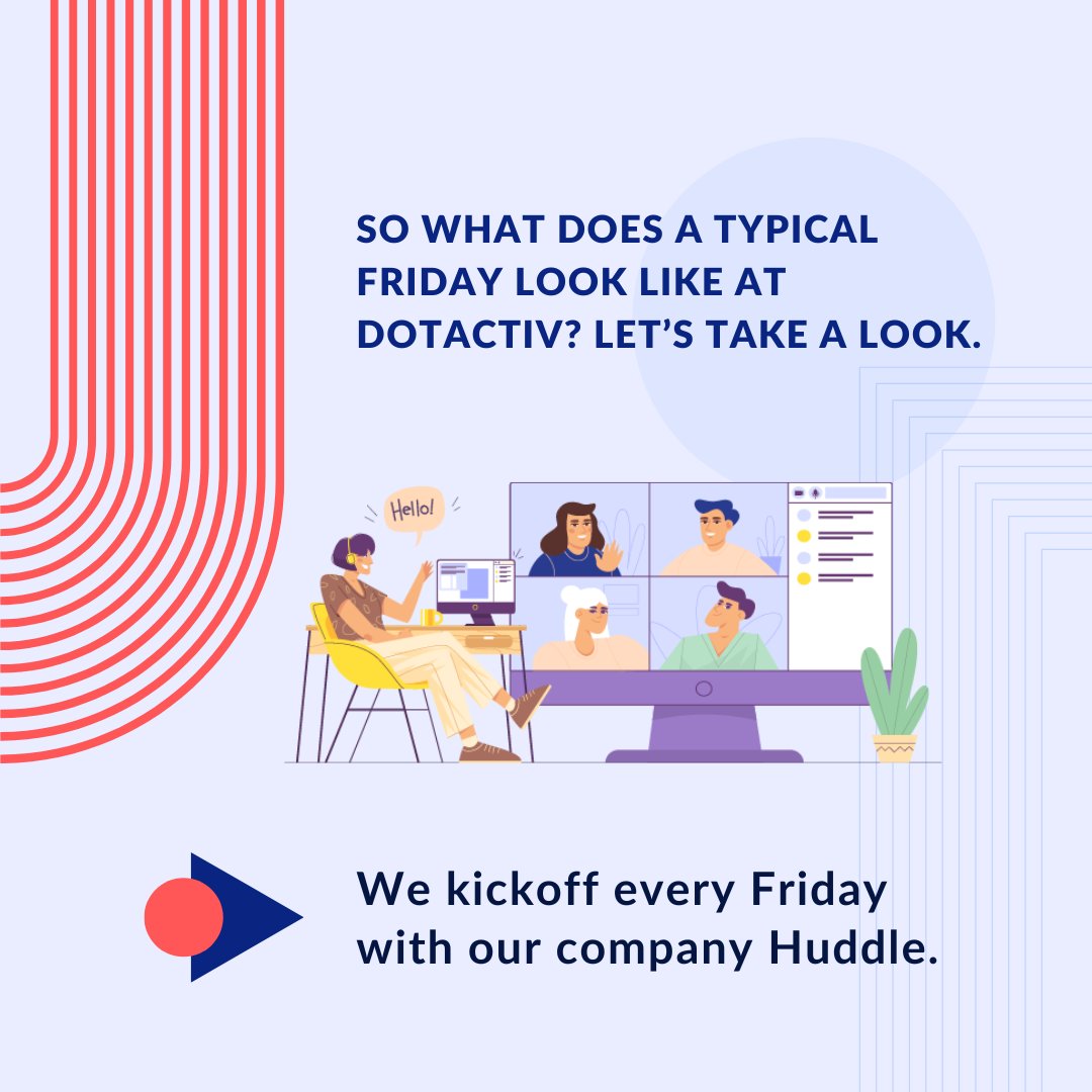 DotactivGroup's tweet image. Fridays at DotActiv are all about finishing the week strong so we can enjoy our weekend, knowing we’ve done our best. 😀

Read more about what we get up to on a typical Friday, on our blog, hubs.ly/Q01sF3cs0!

#readmore #culture #cultureblog #friday #help #dotactiv #support