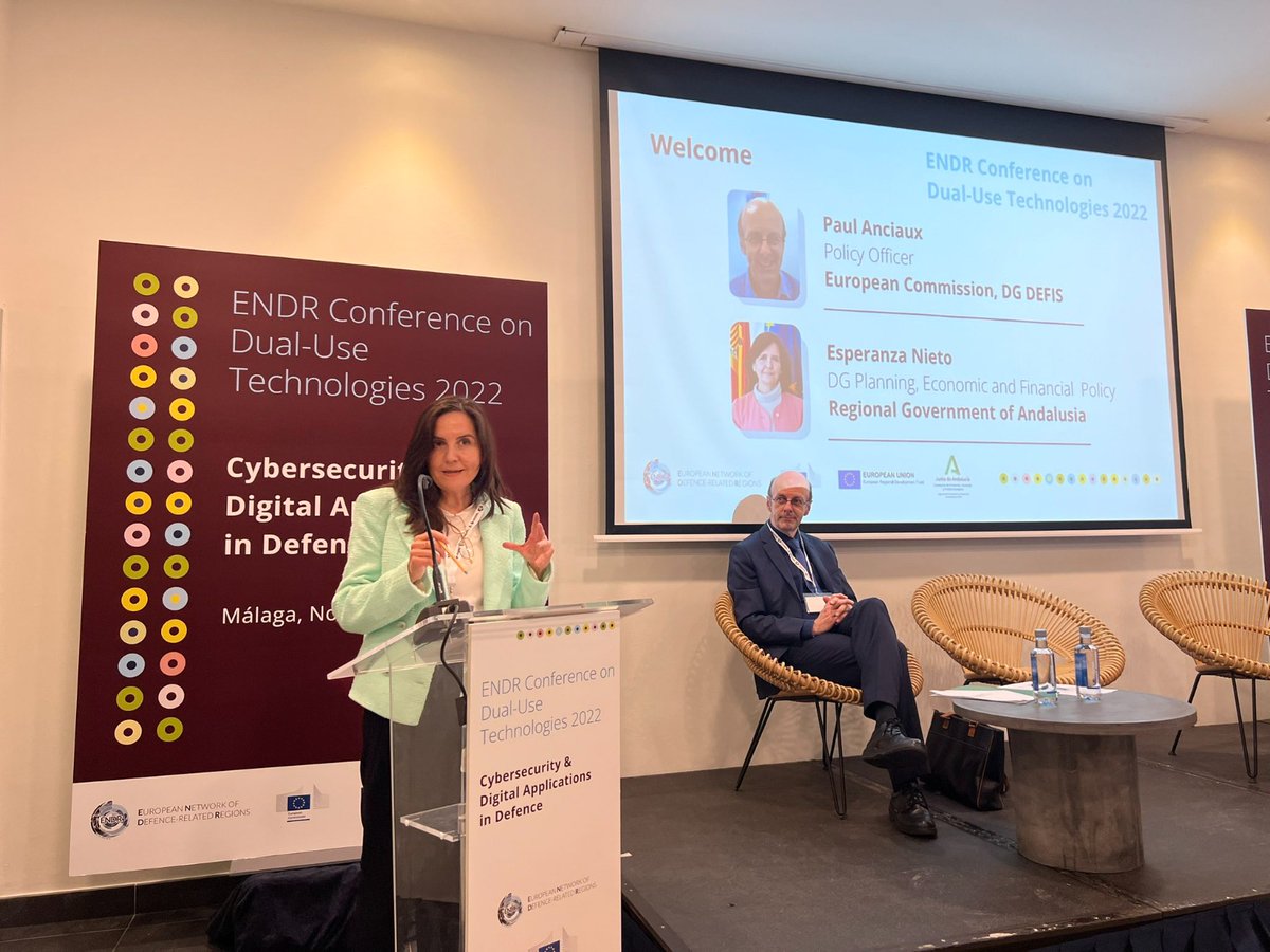 🔛 Dual-Use Technologies 2022 : La <a href="/AndaluciaJunta/">Junta de Andalucía</a> reúne en #Málaga a 170 empresas y expertos europeos en ciberseguridad y ciberdefensa
✔️Durante el encuentro se mostrarán las capacidades y potencialidades de #Andalucía en el sector
💻: juntadeandalucia.es/organismos/ide…