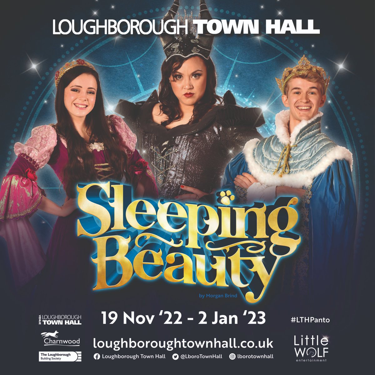 LboroTownHall's tweet photo. Wishing all our wonderful cast, crew, creatives, and producers @littlewolfltd a massive "break a leg" as we open our new pantomime Sleeping Beauty today!

➡️ https://t.co/puelZ2qYeW

#LTHPanto https://t.co/i77PuoDhCC
