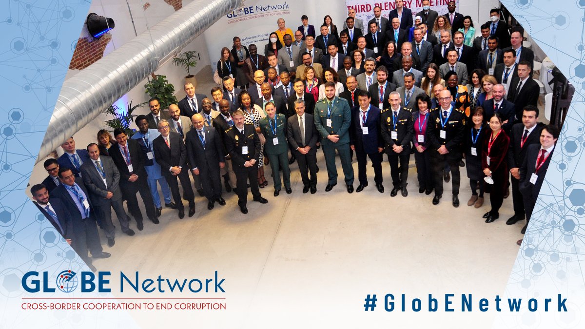 Thank you to our members &amp; observers who joined this week in Madrid for the 3rd #GlobENetwork Plenary. Your involvement puts into practice our motto:

🗣️ “Only in building networks stronger than those of the corrupt, will we end cross-border corruption”.

#UnitedAgainstCorruption