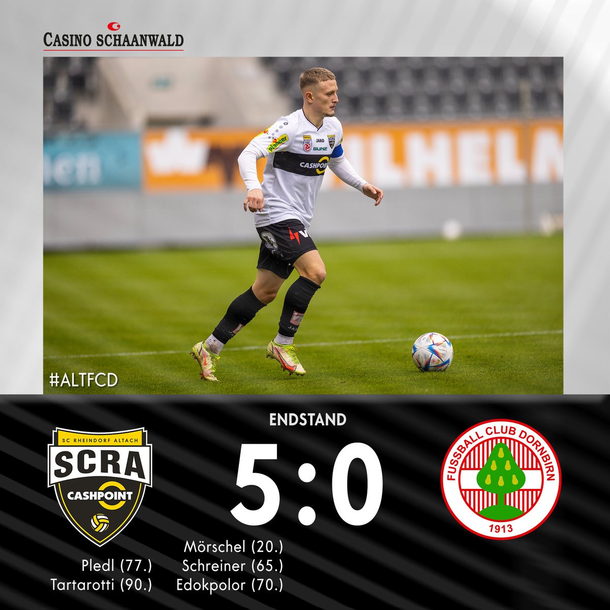 SCRAltach's tweet photo. Klare Angelegenheit im Test gegen Dornbirn! 👍
#ALTFCD https://t.co/zw2TnhHvIx