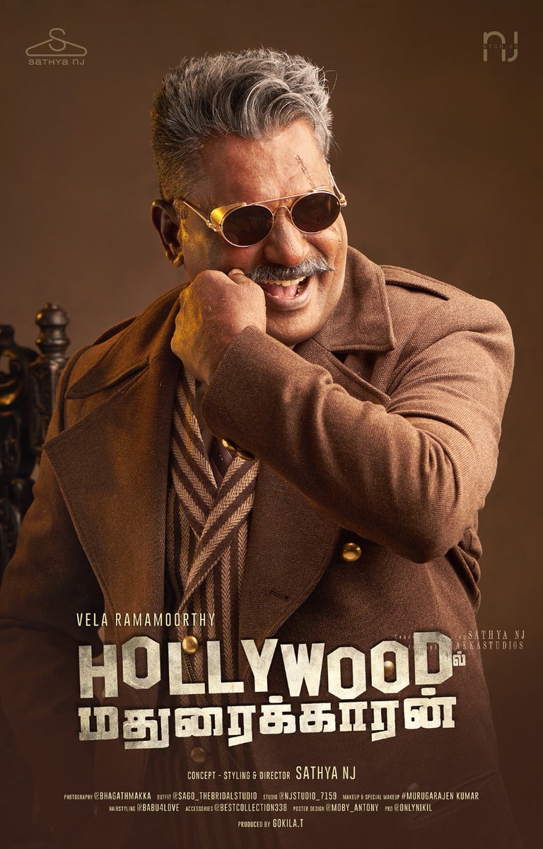 JayaTvOfficial's tweet photo. #VelaRamamoorthy 's new dimension titled #Hollywoodல்மதுரைக்காரன்
@njsatz #Bhagathmakka #SagoBridalStudio
@babu4love #MobyAntony @onlynikil
#NM #NJStudio https://t.co/gx9sAsupH3