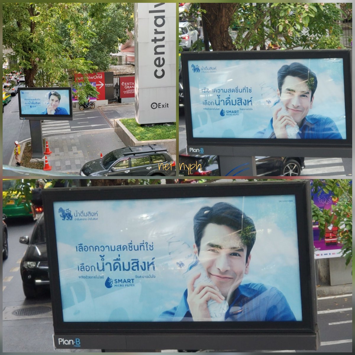 NyphNet's tweet photo. Just a happy day ... back to where I first saw you in 2018 #TicWatchEvent 💞🤗
#kugimiyas #nadech #CentralWorld #SinghaDrinkingWater #SmartFilter
#NetTravelsTH112022 https://t.co/PHWDtbzO8x