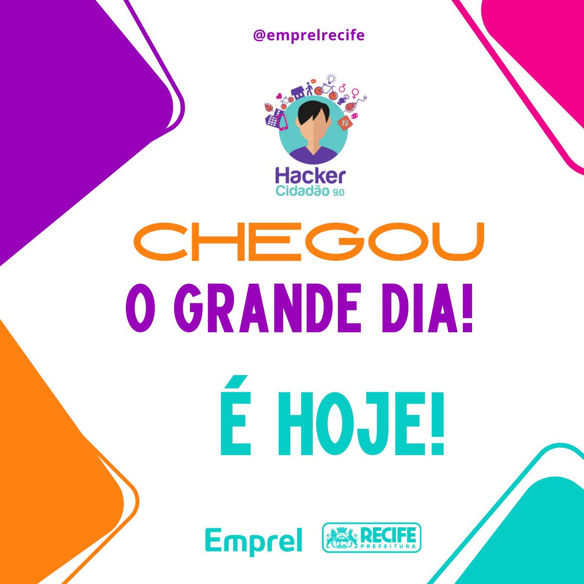 Chegou o grande dia! 🚀
Logo mais começaremos o Hacker cidadão 9.0

#hackercidadao #recnplay