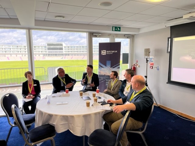 Superb morning for <a href="/MUKSolent/">Maritime Solent</a> at <a href="/VenturefestSO/">Venturefest South</a> yesterday discussing #Solent's outstanding maritime innovation ecosystem.