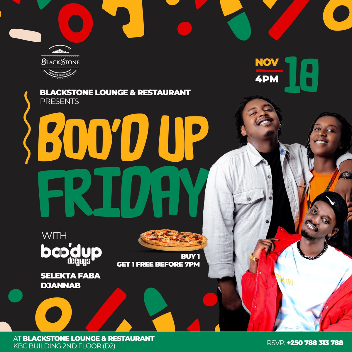 KigaliLounge's tweet photo. @byukavuba AT THE SPOT☺️🔥🔥
#BoodupFridays @FabaSelekta https://t.co/t0OZ2PewUF