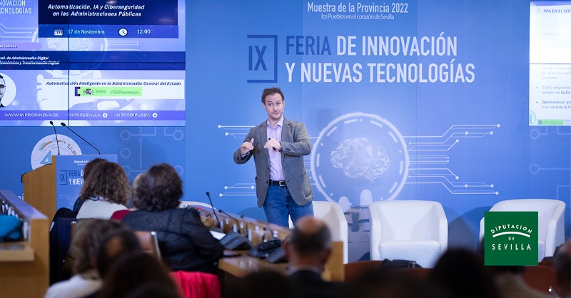 DIPUSEVI's tweet photo. ➡️ La Automatización y la Ciberseguridad en las Administraciones Públicas fueron las protagonistas en la jornada de ayer.
#InproInnova #SevillaEsProvincia