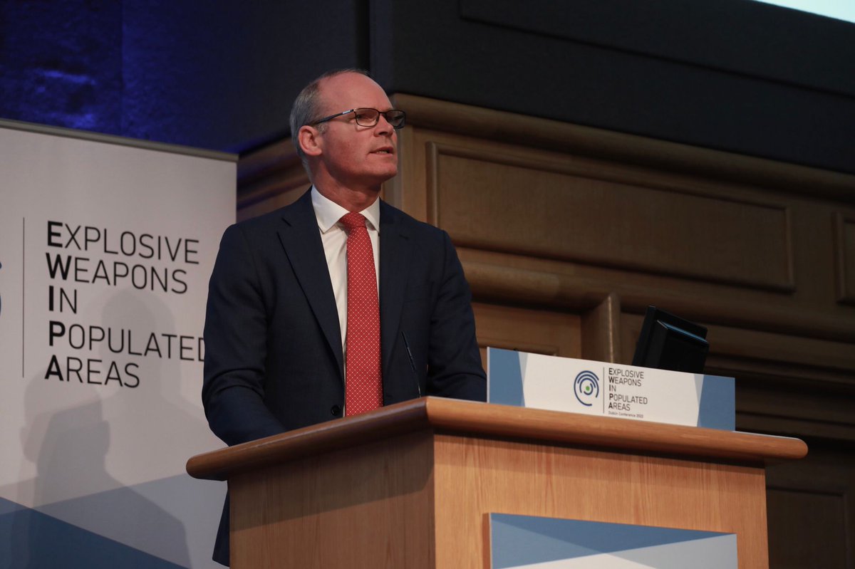 dfatirl's tweet photo. The historic #EWIPA Conference is now underway in Dublin Castle. 🕊️

Today’s formal adoption of the Political Declaration is aimed at reducing the harm caused to civilians from the use of explosive weapons in populated areas. 

Watch the conference live 👉 https://t.co/04hbLqbsjS https://t.co/hsxDGYC7GB