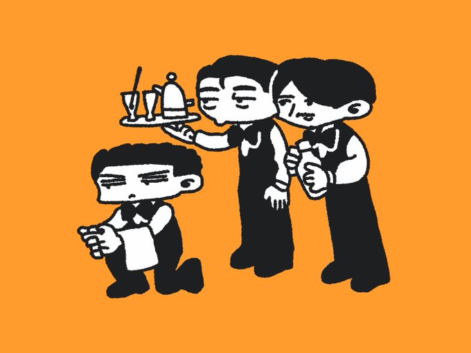 「waiter」 illustration images(Latest｜RT&Fav:50)