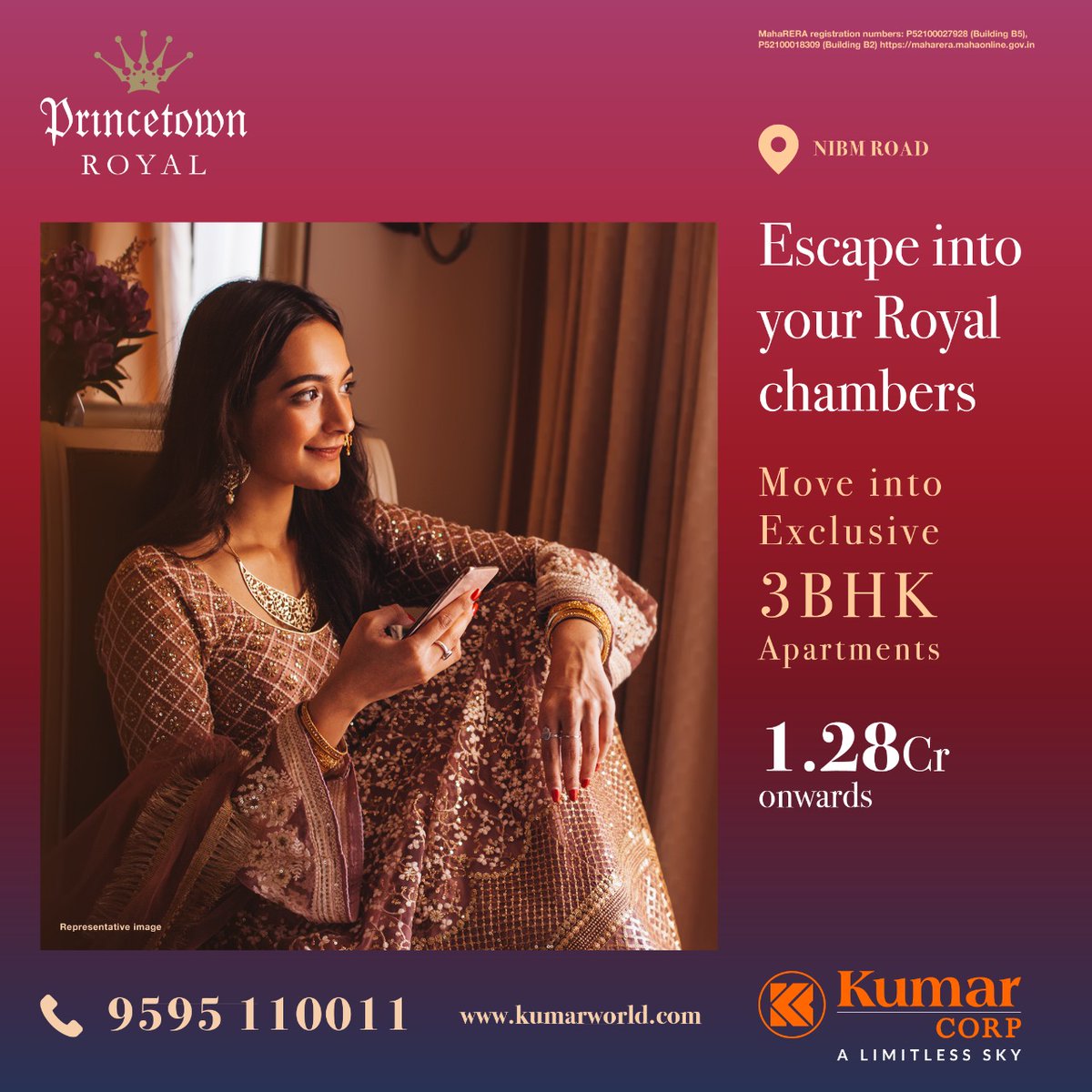Kumarproperties's tweet photo. Princetown Royal by #KumarProperties!
Presenting large and most spacious #3BHK rooms that are designed to provide an exclusive feel of royalty!
To explore this royal project, contact us on: 9595110011
.
.
.
.
#KumarCorp #PrincetownRoyal #Undri #flatsforsale #flatsinundri #home https://t.co/rVN0O3W2dr