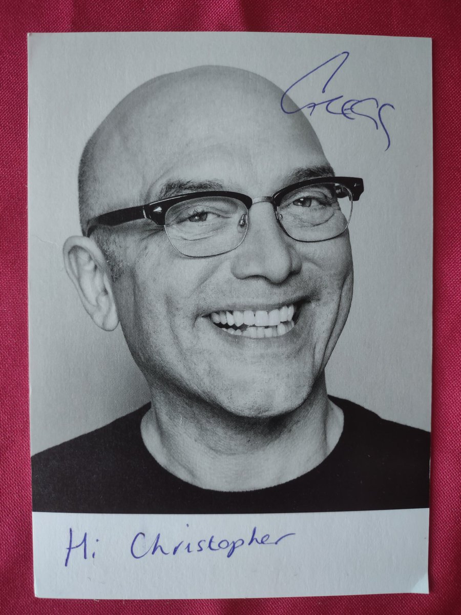 BeingDadDaily's tweet photo. Thanks so much @GreggAWallace for my wonderful signed photo 👍🏻 ❤️ https://t.co/RIuNZ1BLAl