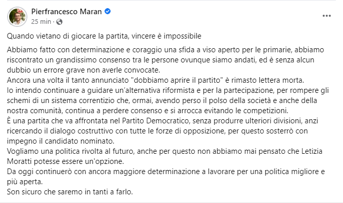 PierMaran's tweet photo. Quando vietano di giocare la partita, vincere è impossibile. https://t.co/MDqa01574q