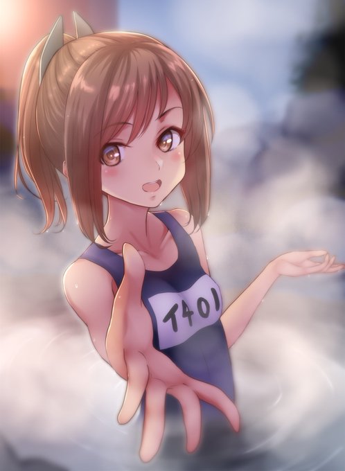 シオイチャンと温泉に入ろう～ ٩( 'ω' )و#艦これ #伊401 