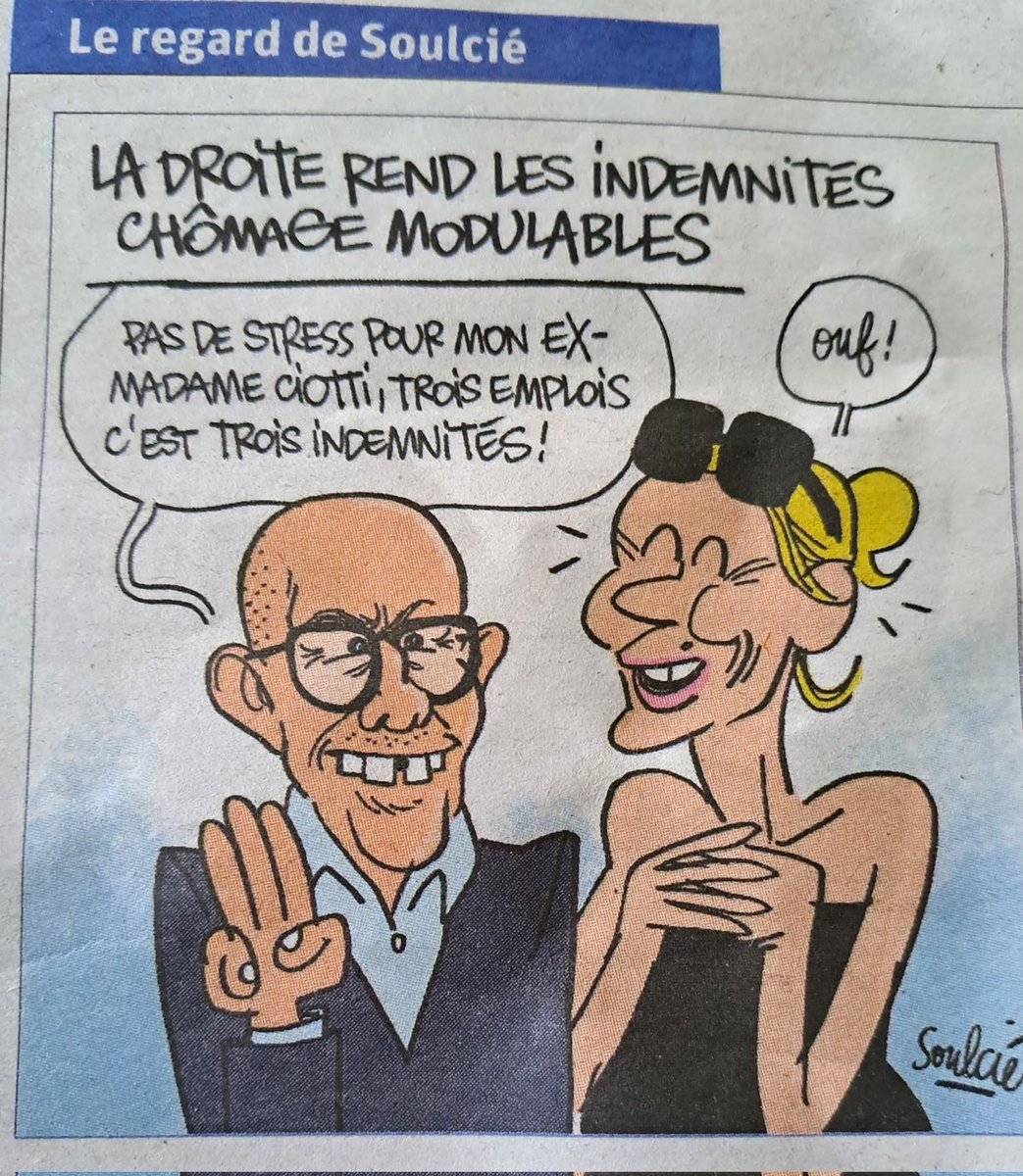 Neruda57's tweet image. 🔴LA DROITE REND LES INDEMNITES CHOMAGE MODULABLES
#Ciotti
#CiottiRendsLargent 😂
#Sourcier 🗞#RL
