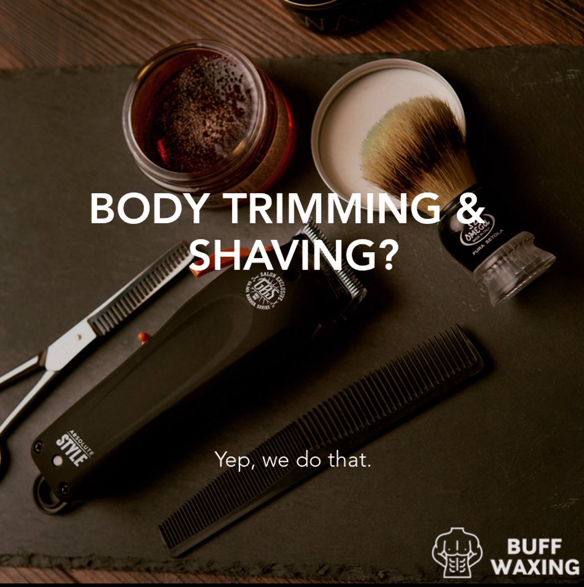 buffwaxing's tweet photo. Not quite ready for a wax but need that body hair tamed? Get a body hair trim or shave with us!
#cardiff #menswaxing #waxing #mensgrooming #cardifflife #cardiffwales #newportwales #swansea #thevalleys #wales #bridgend #cowbridge #ponty #merthyr #cardiffbusiness #cardiffwaxin https://t.co/mkY75BtqYl