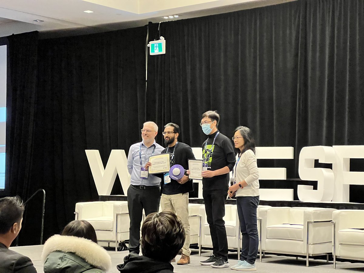 raykoo's tweet photo. Another successful outing of the #ibmcanada Space Rover at #weavesphere. Thanks to all who visited our exhibit and voted for us. Hope everyone enjoyed the challenge and watch for future appearances in other conferences in 2023. Built on #websphere #openliberty. https://t.co/5XNkccwuV7