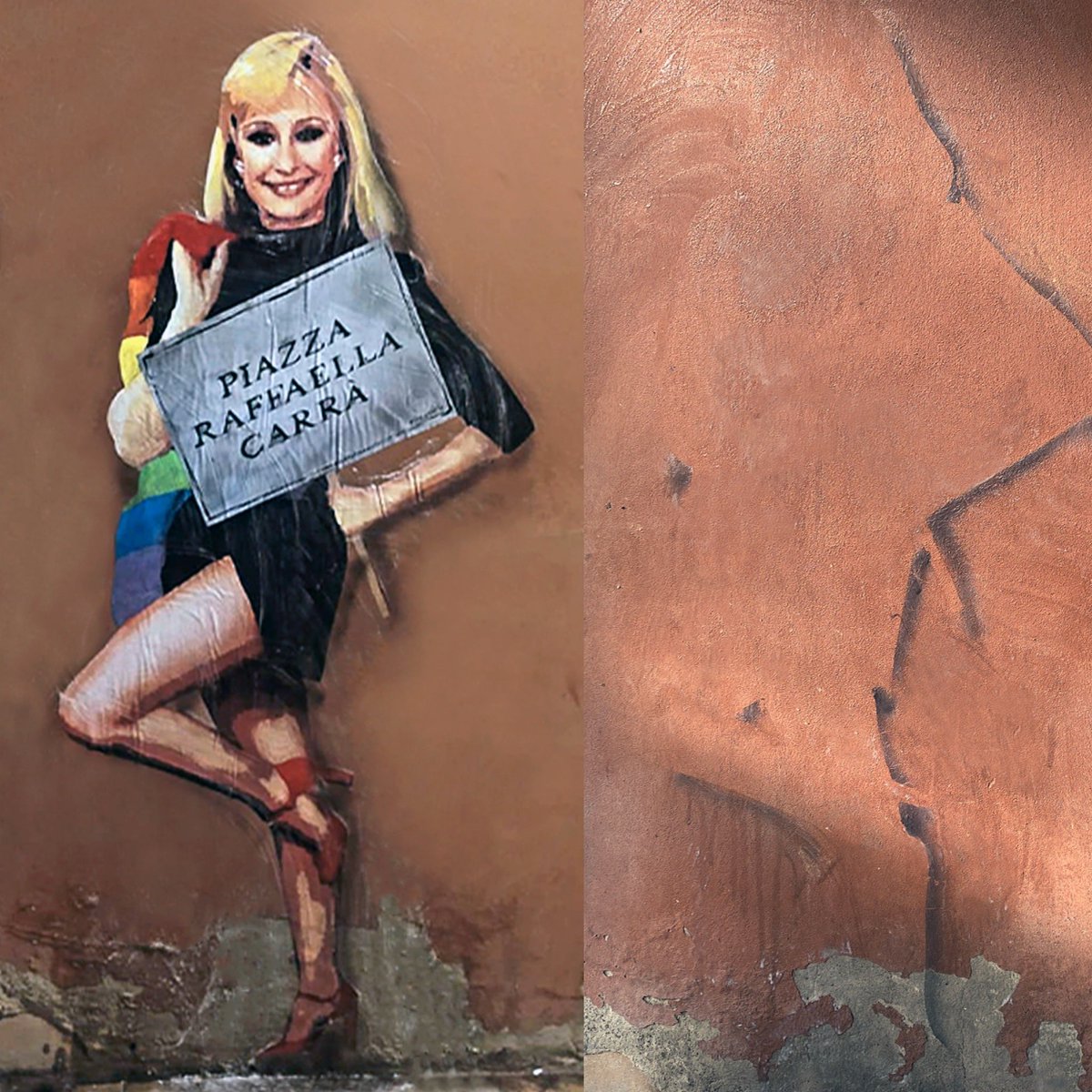 tvboy's tweet photo. Finalmente, dopo Madrid, anche Bologna ha la sua Piazza Raffaella Carrà … ah no,  dimenticavo, nessuno è profeta in patria. 

#Bologna #RaffaellaCarra https://t.co/yYb7KnMTgV
