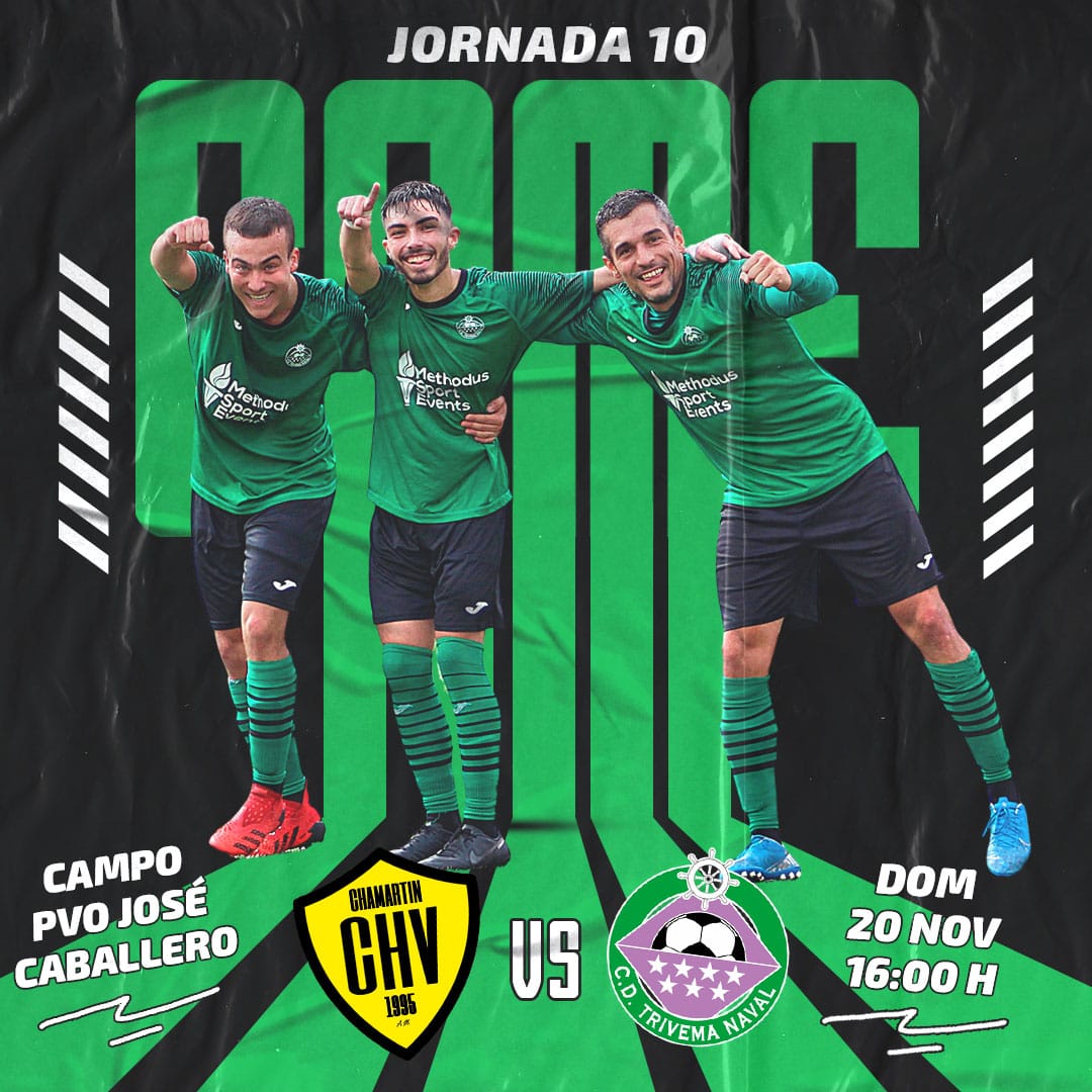 PRIMER EQUIPO |
🔜 Preparados para otro partidazo.
👆 Este domingo jornada de liga en Segunda Aficionados #RFFM para <a href="/Trivemanaval/">CD TRIVEMA Naval</a> 🍀 que visita a las 16:00 a <a href="/chv1995/">CD Chamartin Vergara</a>

#VamosTrivema #Hortaleza #Madrid #FutbolMadrileño #FutbolBase