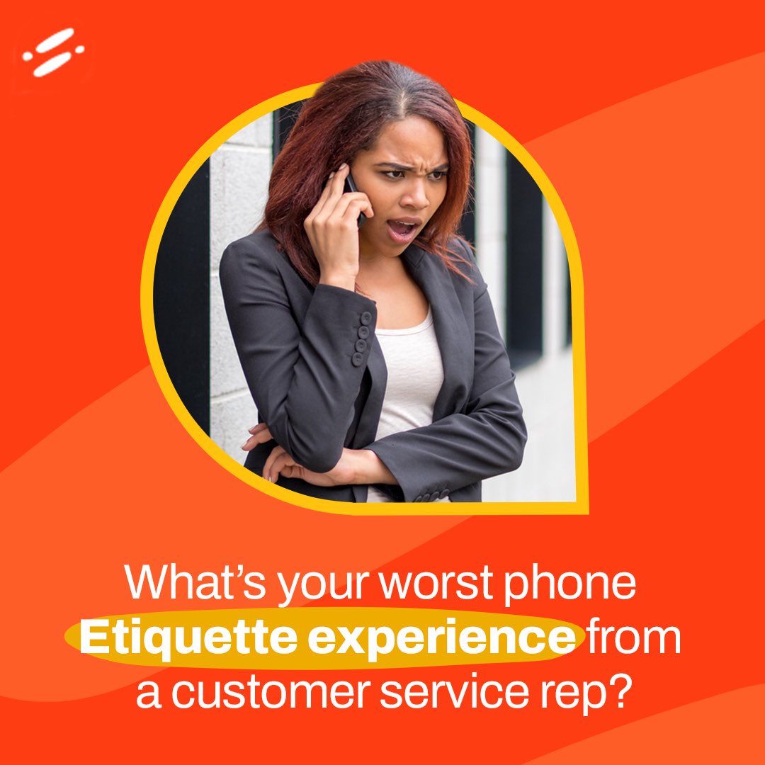 Pressone_africa's tweet photo. Customer service phone etiquette is vital for every business and it goes beyond picking up the phone and saying “Hello”. Tell us about the worst customer service phone etiquette you have ever experienced.
#customerservice #customerserviceexperience #businessphonesystem https://t.co/k70vJunjqo