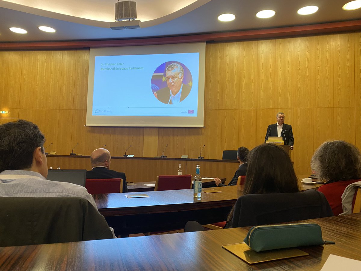 Very excited to participate at the partners meeting for the <a href="/EITCultCrea/">EIT Culture & Creativity</a> at the Cologne Chamber of Commerce and Industry (IHK Cologne) 🥳 opening words by @MEP_Ehler !
#EITCommunity #EITCultureCreativity #CreativesWithoutBorders #InnovationWithoutLimits #CreatedInEurope