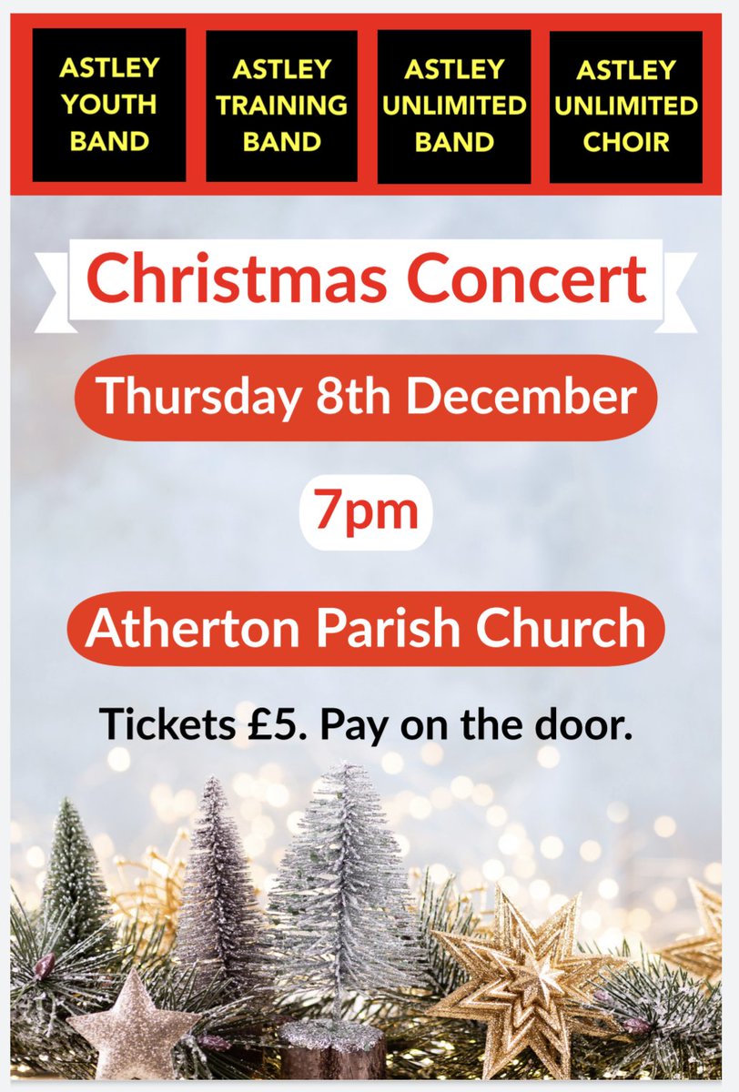 Join us for our annual big Christmas concert! ☃️🎄🎁🎺🎶