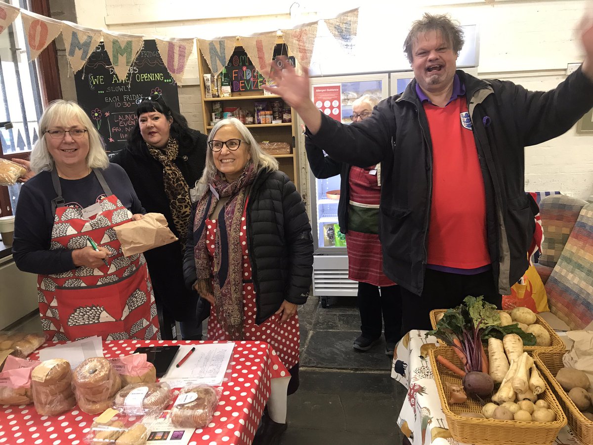The grand opening of our Community Fridge