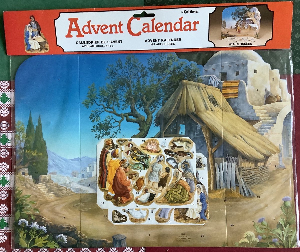 WatsonsVintage's tweet photo. NEW LISTING I only have ONE of these FABULOUS #TraditionalStyle Advent Calendars available in my #etsyshop RARE #Vintage Circa #1980s Large Bible Scene Religious #AdventCalendar with A Sticker For Each Day by Caltime #MadeInEngland https://t.co/5kTv7CX6TG
#ReligiousTheme #ToKeep https://t.co/4MFrcjZmwO