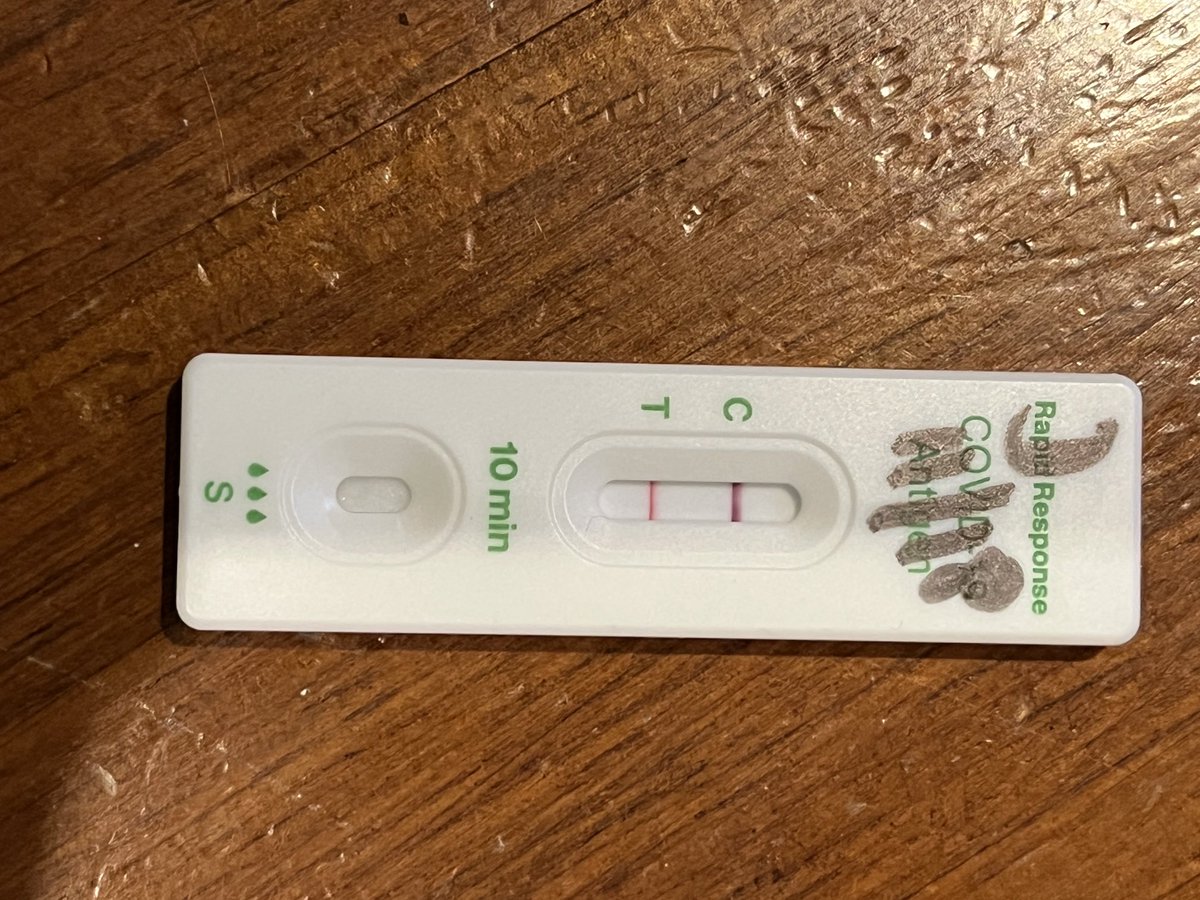 Well, after 3 years of doing nothing, always masking, watching others not care, you let your guard down for a second…. F@&amp;$$
It’s not over!
#covid #maskup