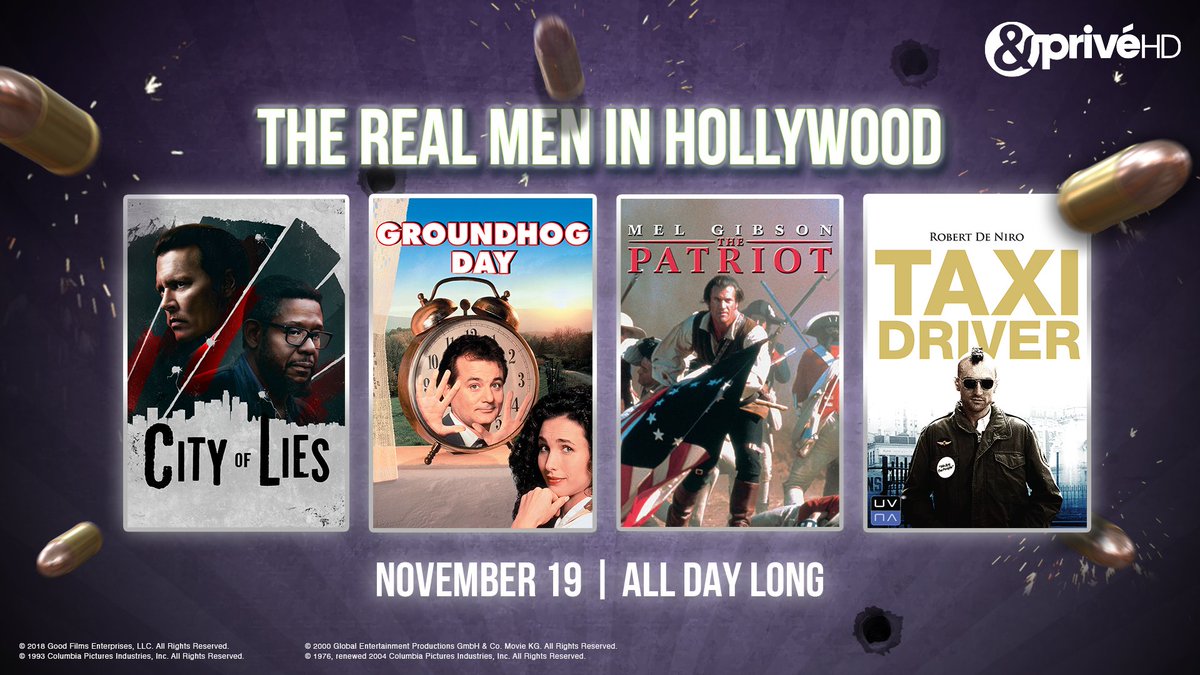 The only thing they all have in common is, they are all dangerous! 

Catch the #RealMen of Hollywood in the Prive #MensDay binge tomorrow all day long. 

#MensDay2022 #InternationalMensDay #MensDay #InternationalMensDay