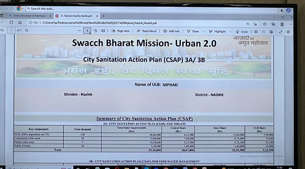 #Maharashtra detailed out the city's sanitation action plan for toilets and #usedwatermanagement in the last session of #StrategicWorkshop on SBM-U 2.0 of Karnataka.