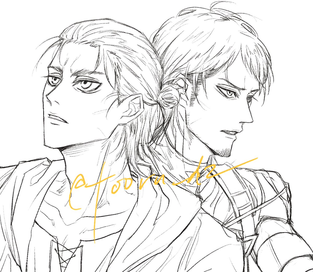 tooru_d2's tweet photo. WIP #erejean testing https://t.co/W1xV7O27Ff