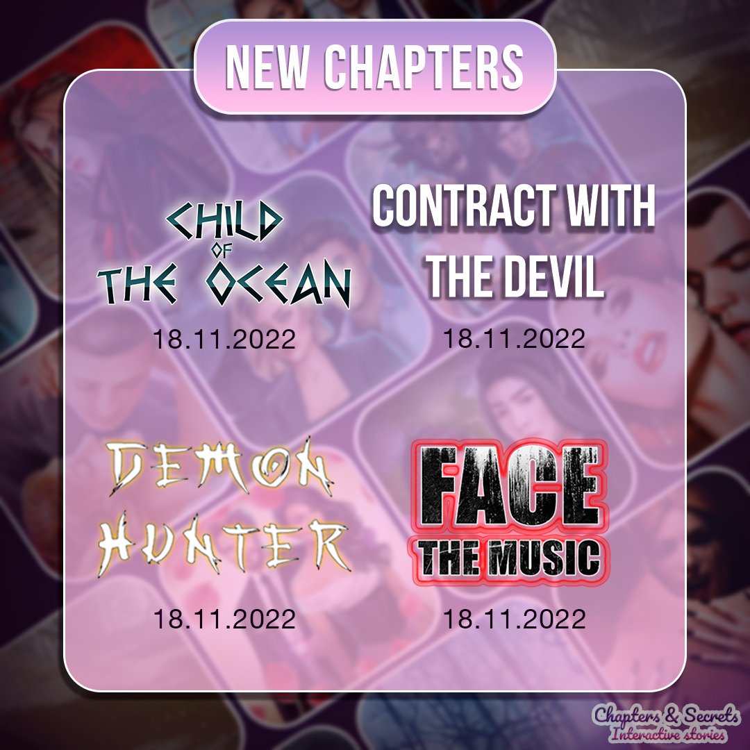 ChaptersSecrets's tweet photo. Become anyone you want with Chapters&amp;Secrets! 💃 Don’t miss this week's updates! 🔥 Which stories are you currently reading? Give a shout out in the comments! 👇👇👇
❤️ Link in bio to download! ❤️

#visualnovel #interactivestory #romance #episodegame #love #mobilegames https://t.co/Zn5yx8gOb9