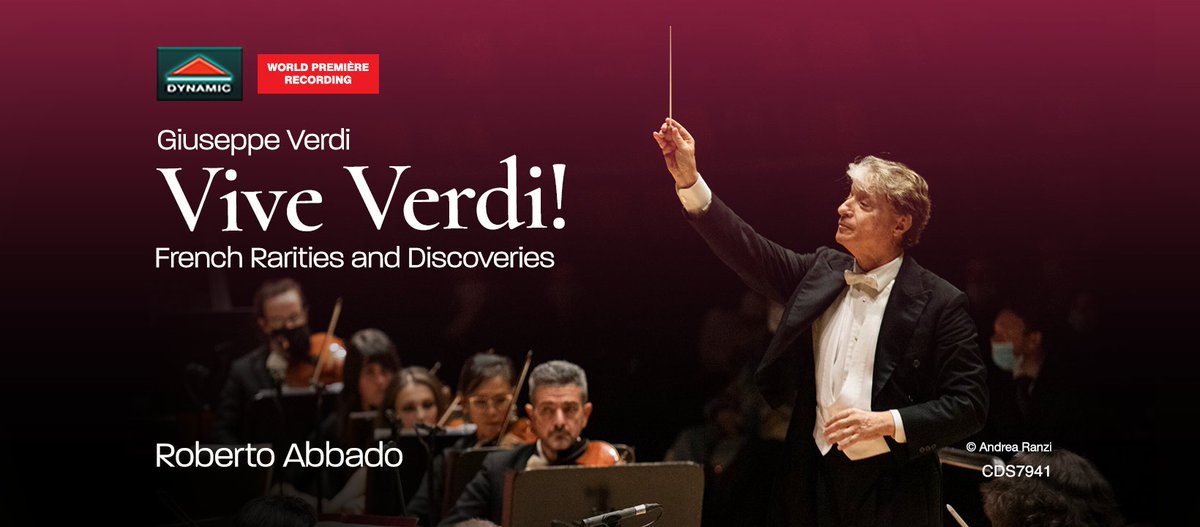 RobertoAbbado's tweet image. "Vive Verdi! French Rarities and Discoveries" is out today!
The album was recorded live at the #FestivalVerdi last year. 
The programme includes the Divertissements from Nabucco recently rediscoverd and premiered in modern times in Parma.

@RegioParma
@OperaDynamic
@naxosrecords