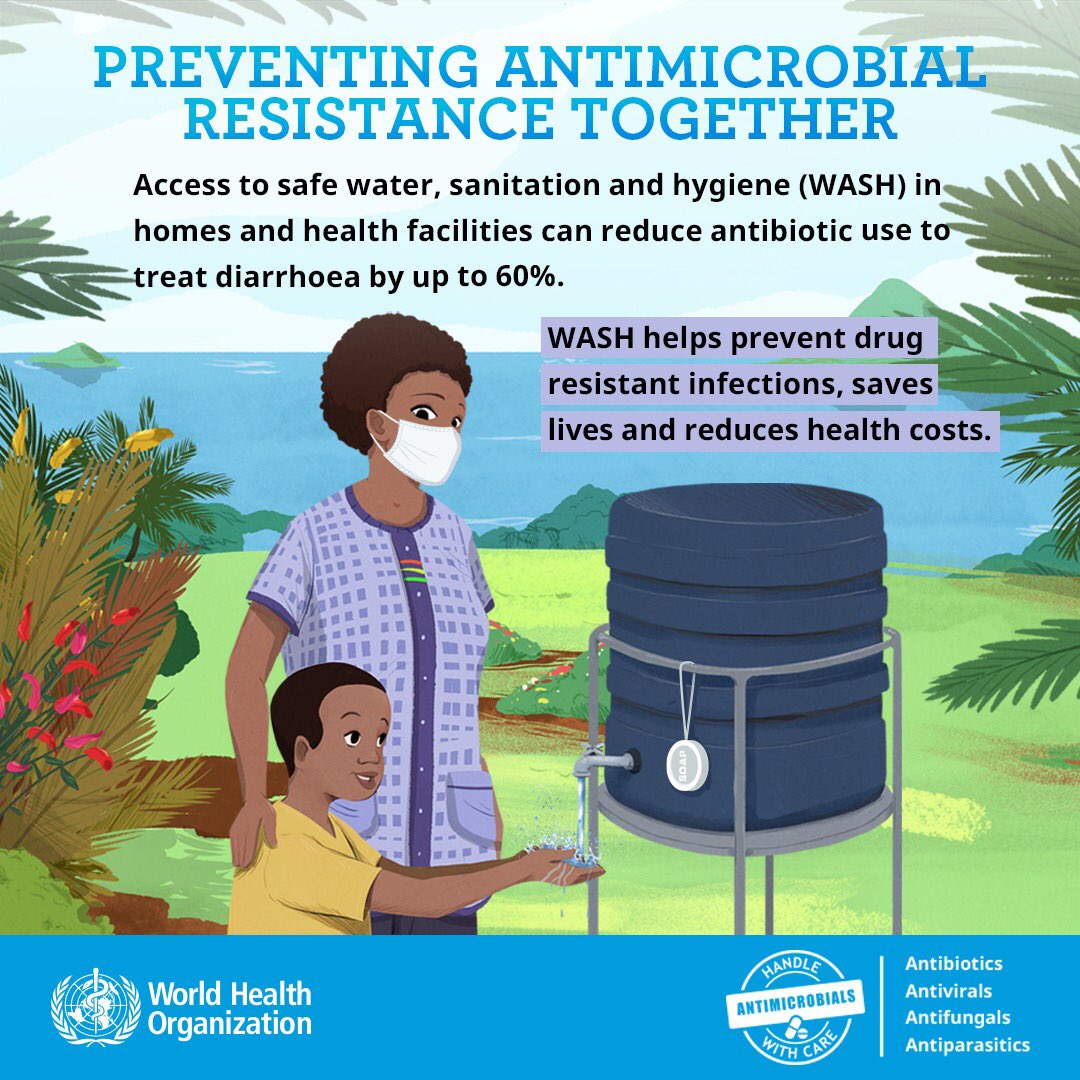Khizer_27's tweet image. AMR is happening here and now. It is one of the biggest threats to global health, food security and development today. #WAAW2022HSA  #PreventingAMRtogether